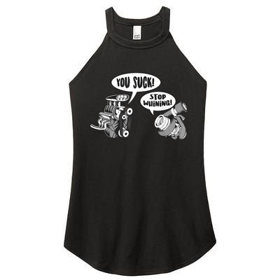 Funny Stop Whining Car Mechanic Precision Turbo For Men Women's Perfect Tri Rocker Tank