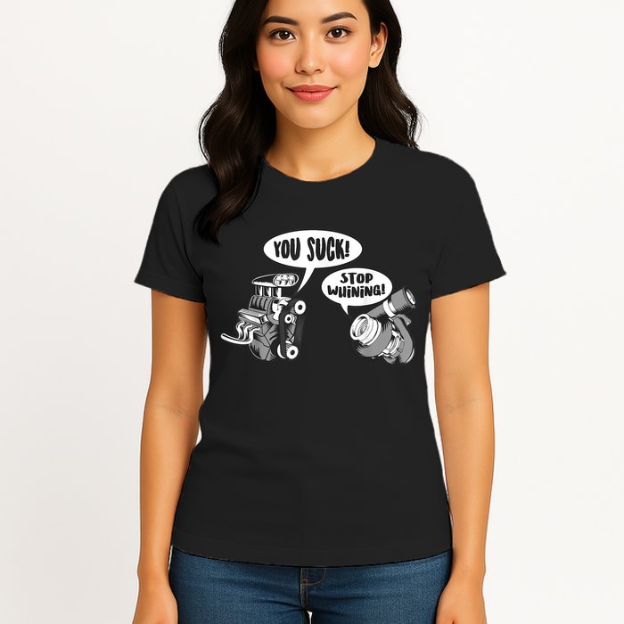Funny Stop Whining Car Mechanic Precision Turbo For Men Womens T-Shirt