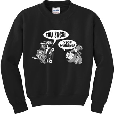 Funny Stop Whining Car Mechanic Precision Turbo For Men Kids Sweatshirt