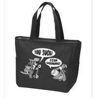 Funny Stop Whining Car Mechanic Precision Turbo For Men Zip Tote Bag