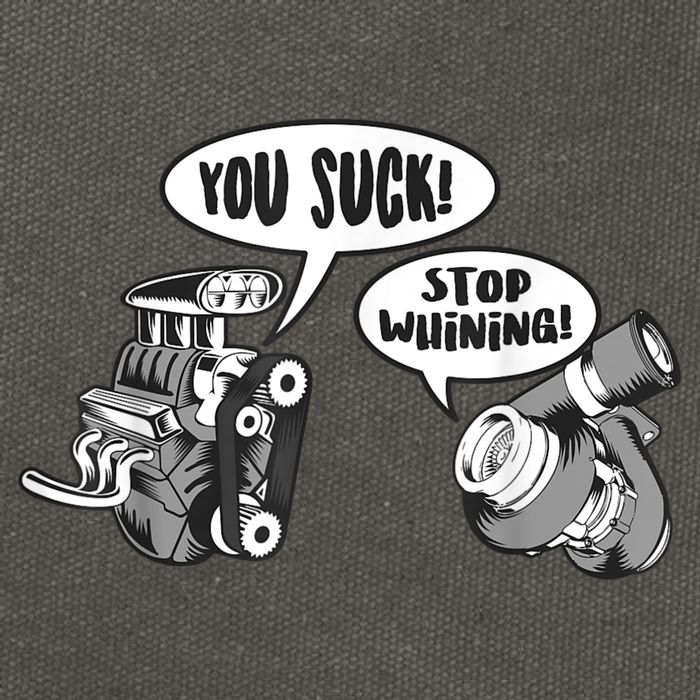 Funny Stop Whining Car Mechanic Precision Turbo For Men Cotton Canvas Backpack