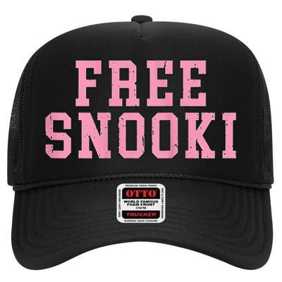 Free Snooki Woman High Crown Mesh Back Trucker Hat