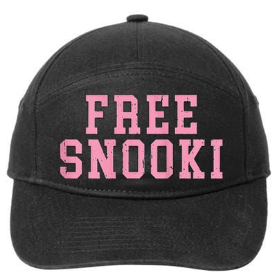 Free Snooki Woman 7-Panel Snapback Hat