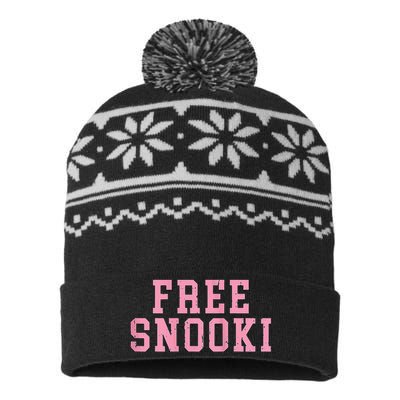 Free Snooki Woman USA-Made Snowflake Beanie