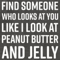 Find Someone Who Looks At You Meme Gift Peanut Butter And Jelly Gift Vector Backpack