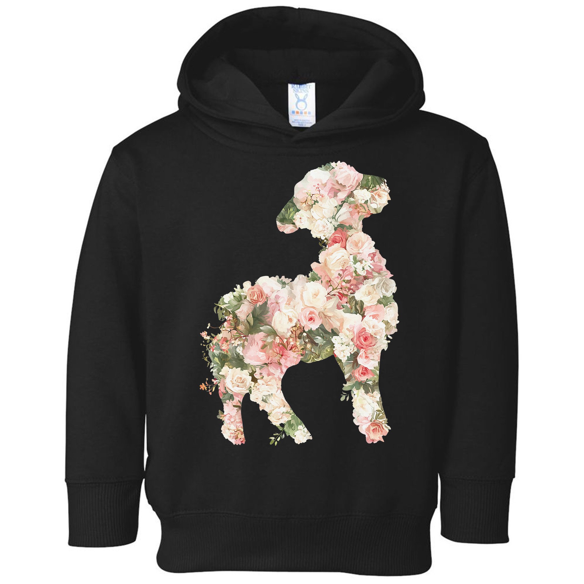 Floral Spring Women Flower Lamb Toddler Hoodie