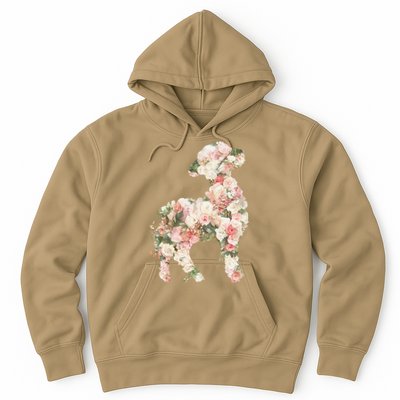 Floral Spring Women Flower Lamb Hoodie