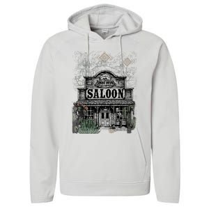 Frontier Spirit Western Saloon Performance Fleece Hoodie