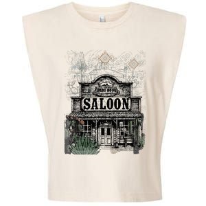 Frontier Spirit Western Saloon Garment-Dyed Women's Muscle Tee