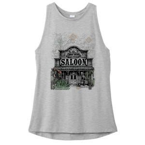 Frontier Spirit Western Saloon Ladies PosiCharge Tri-Blend Wicking Tank