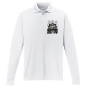 Frontier Spirit Western Saloon Performance Long Sleeve Polo