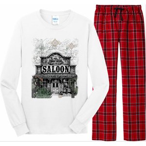 Frontier Spirit Western Saloon Long Sleeve Pajama Set