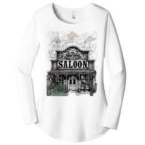 Frontier Spirit Western Saloon Women's Perfect Tri Tunic Long Sleeve Shirt