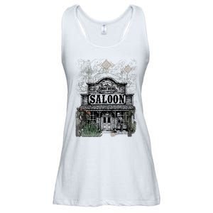 Frontier Spirit Western Saloon Ladies Essential Flowy Tank