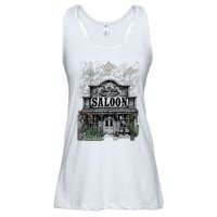 Frontier Spirit Western Saloon Ladies Essential Flowy Tank