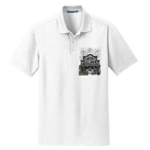 Frontier Spirit Western Saloon Dry Zone Grid Polo