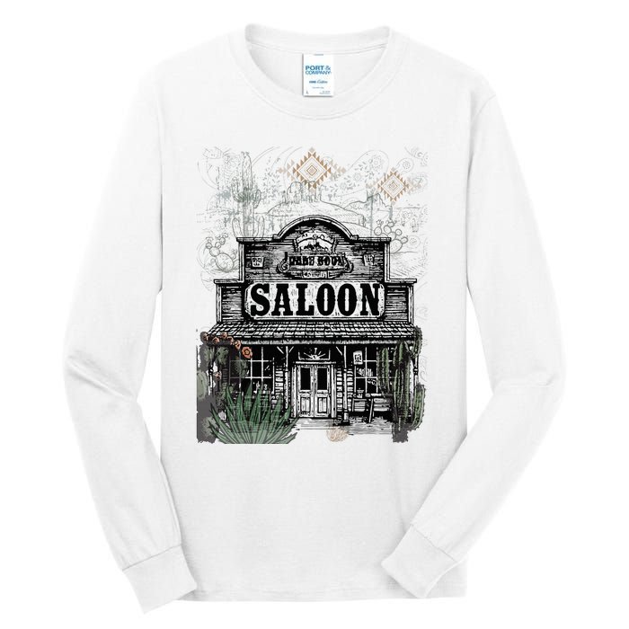 Frontier Spirit Western Saloon Tall Long Sleeve T-Shirt