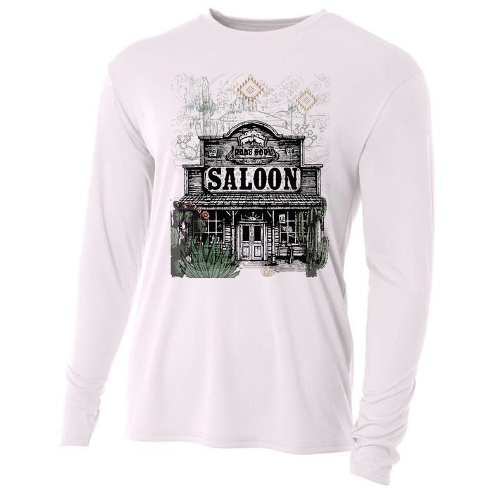 Frontier Spirit Western Saloon Cooling Performance Long Sleeve Crew