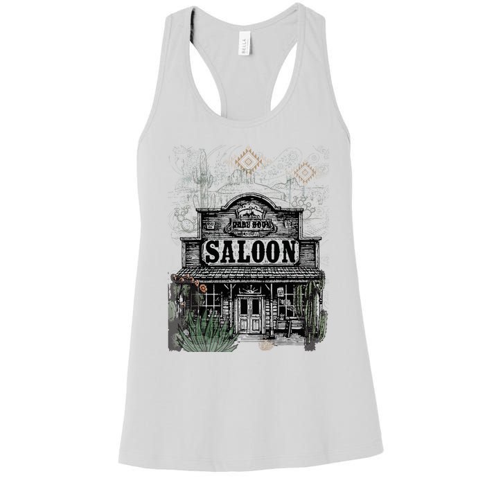 Frontier Spirit Western Saloon Women's Racerback Tank