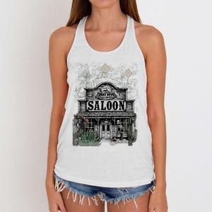 Frontier Spirit Western Saloon Women's Knotted Racerback Tank