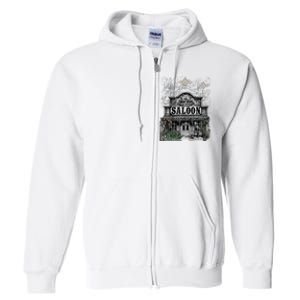 Frontier Spirit Western Saloon Full Zip Hoodie