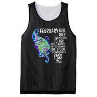 February She Whispered Back I Am The Storm Butterfly Mesh Reversible Basketball Jersey Tank