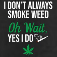 Funny Smoke Weed Marijuana Stoner 7 Panel Mesh Trucker Snapback Hat