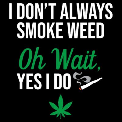 Funny Smoke Weed Marijuana Stoner T-Shirt