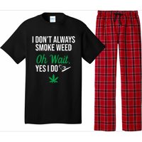 Funny Smoke Weed Marijuana Stoner Pajama Set