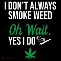 Funny Smoke Weed Marijuana Stoner Baby Bodysuit