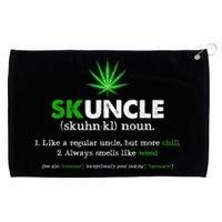 Funny Skuncle Weed Smoker Uncle Marijuana Lover Uncle Gift Grommeted Golf Towel