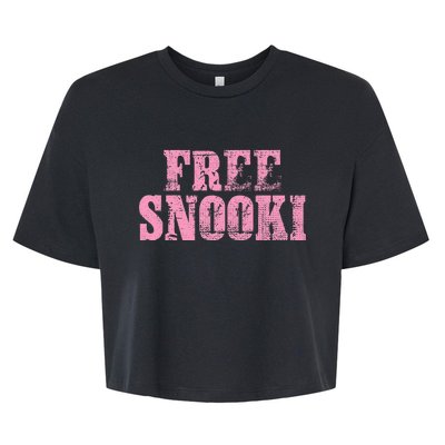 Free Snooki Weathered Bella+Canvas Jersey Crop Tee