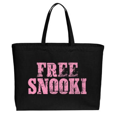 Free Snooki Weathered Cotton Canvas Jumbo Tote