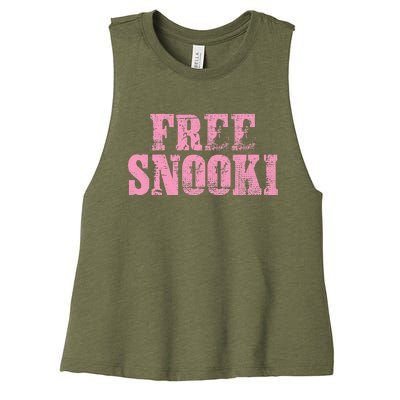 Free Snooki Weathered Women's Racerback Cropped Tank