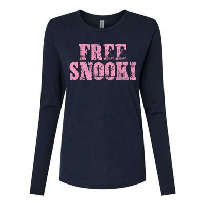 Free Snooki Weathered Womens Cotton Relaxed Long Sleeve T-Shirt