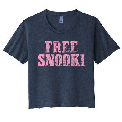 Free Snooki Weathered Women's Crop Top Tee