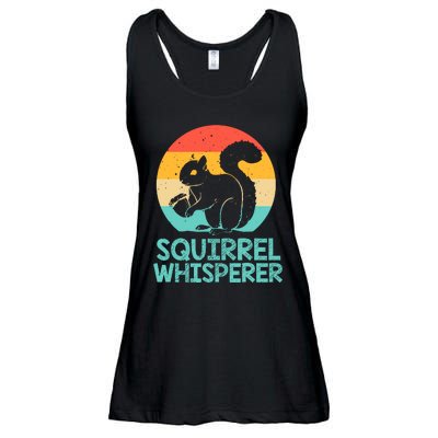 Funny Squirrel Whisperer Art Squirrel Lover Ladies Essential Flowy Tank