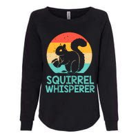 Funny Squirrel Whisperer Art Squirrel Lover Womens California Wash Sweatshirt