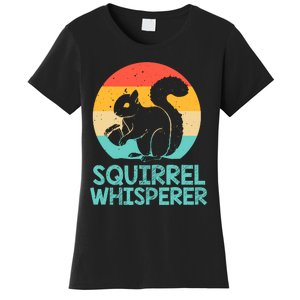 Funny Squirrel Whisperer Art Squirrel Lover Women's T-Shirt