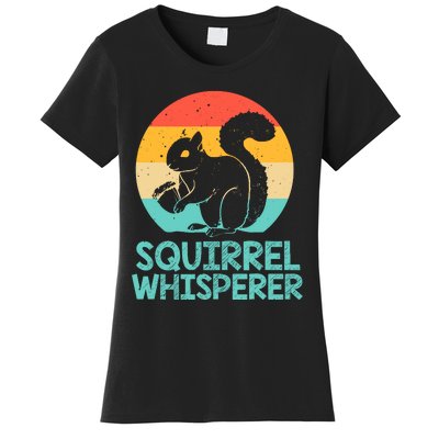 Funny Squirrel Whisperer Art Squirrel Lover Women's T-Shirt