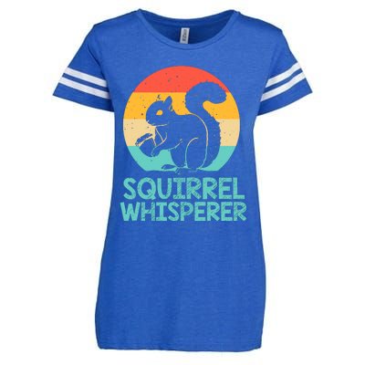 Funny Squirrel Whisperer Art Squirrel Lover Enza Ladies Jersey Football T-Shirt