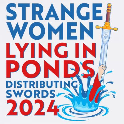 Funny Strange Women Lying In Ponds Distributing Swords 2024 T-Shirt