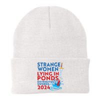 Funny Strange Women Lying In Ponds Distributing Swords 2024 Beanie