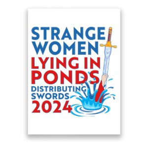 Funny Strange Women Lying In Ponds Distributing Swords 2024 Poster