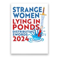 Funny Strange Women Lying In Ponds Distributing Swords 2024 Poster