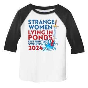 Funny Strange Women Lying In Ponds Distributing Swords 2024 Toddler Fine Jersey T-Shirt