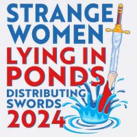Funny Strange Women Lying In Ponds Distributing Swords 2024 Toddler T-Shirt