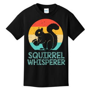 Funny Squirrel Whisperer Art Women Squirrel Lover Kids T-Shirt