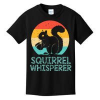 Funny Squirrel Whisperer Art Women Squirrel Lover Kids T-Shirt