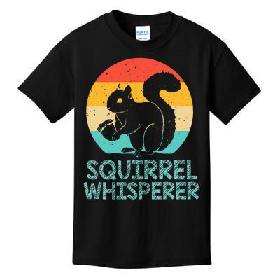 Funny Squirrel Whisperer Art Women Squirrel Lover Kids T-Shirt